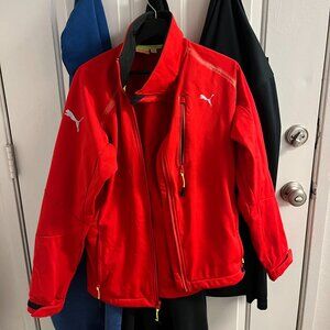 Men's Red Puma Track Jacket